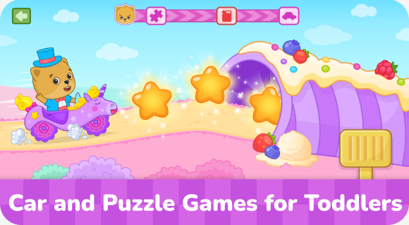 Bimi Boo Car Games screenshot 2